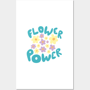 GROOVY VINTAGE RETRO DITSY CUTE FLORALS Posters and Art